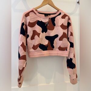 Balance Athletica Outlander Crop Sweatshirt in Desert Morning - Small